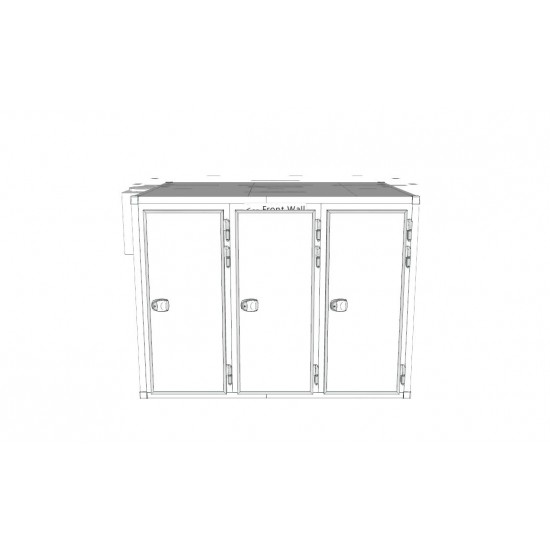 12 Body Front Loading Mortuary Cold Room