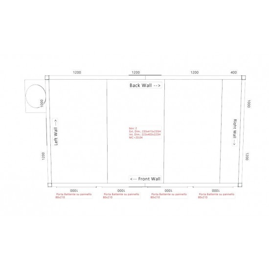 16 Body Front Loading Mortuary Cold Room