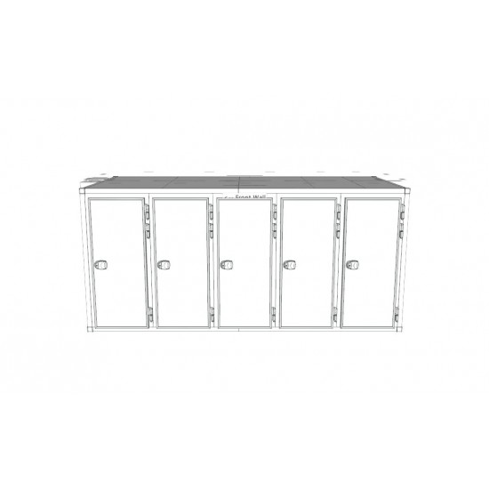 20 Body Front Loading Mortuary Cold Room