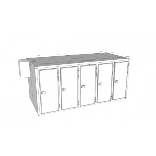 20 Body Front Loading Mortuary Cold Room