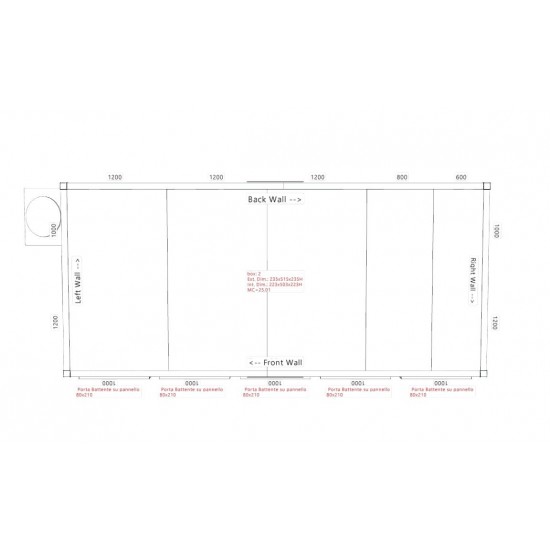 20 Body Front Loading Mortuary Cold Room