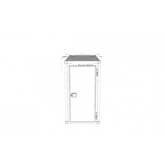 3 Body Front Loading Mortuary Cold Room