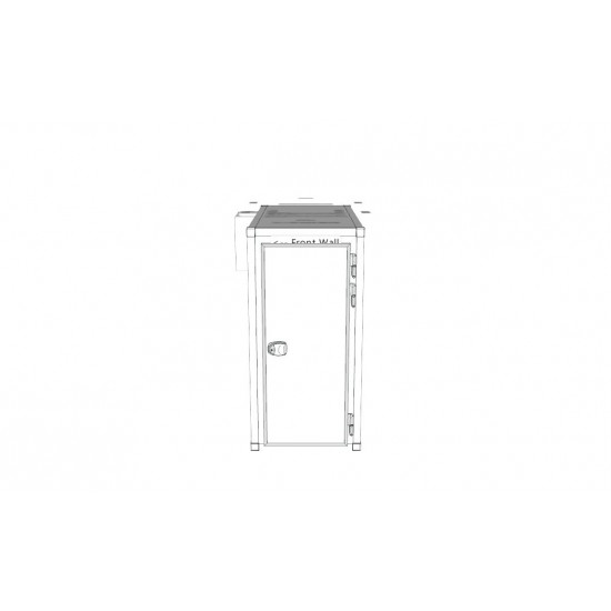 4 Body Front Loading Mortuary Cold Room