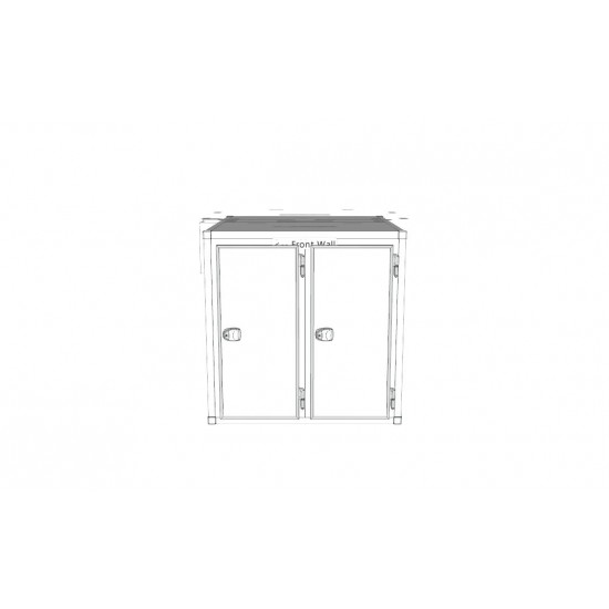 6 Body Front Loading Mortuary Cold Room