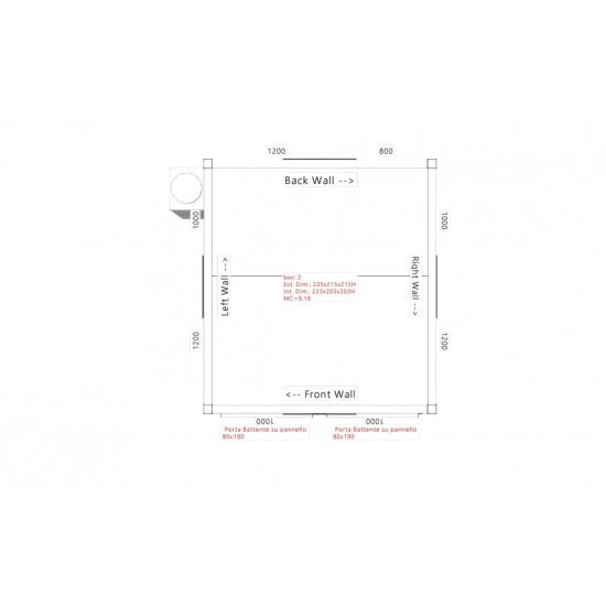 6 Body Front Loading Mortuary Cold Room