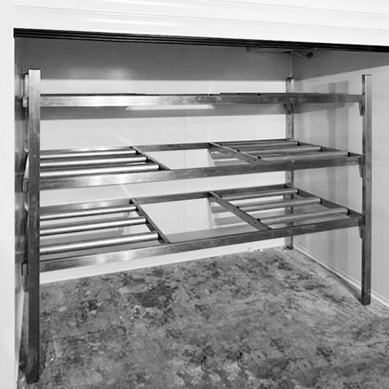 3-Tier Side Loading Mortuary Racking