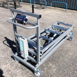Front Loading Electric Mortuary Trolley with Weight Scale Front Loading Electric Mortuary Trolley with Weight Scale